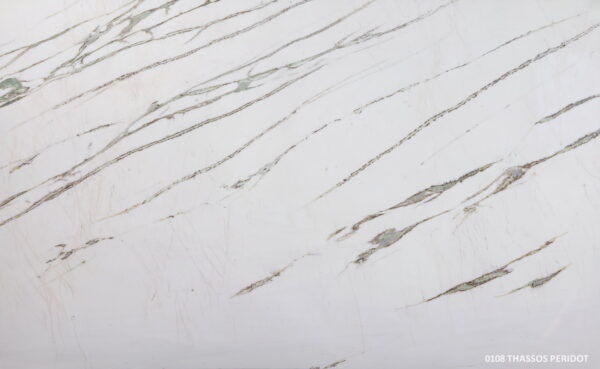 m108 Мрамор Thassos peridot
